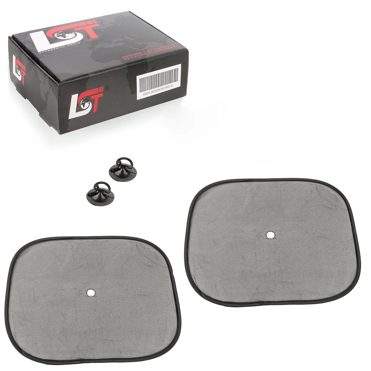 2x Sun protection rear window sunshade transparent for Lexus