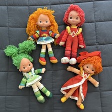 Lot of 4 Vintage Hallmark Mattel 1983 Rainbow Brite Dolls