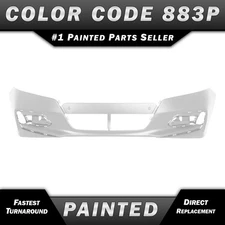 NEW Painted *NH883P White* Front Bumper Cover Fascia for 2018-2020 Honda Accord