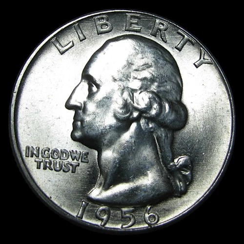 1956 Washington Quarter ---- Unc Coin ---- #PP925