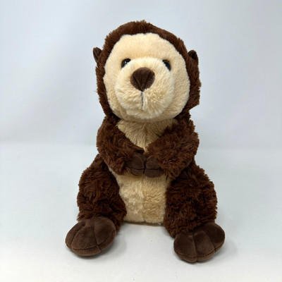 Send A Friend Otter Plush Stuffed Animal Brown Furry Cute Soft Cuddle Toy 10''