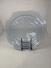 Federal Blue Recollection Madrid 10 1/4” Dinner Plate Depression Glass