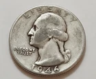 1946 Washington Quarter 25c 90% Silver (X46)