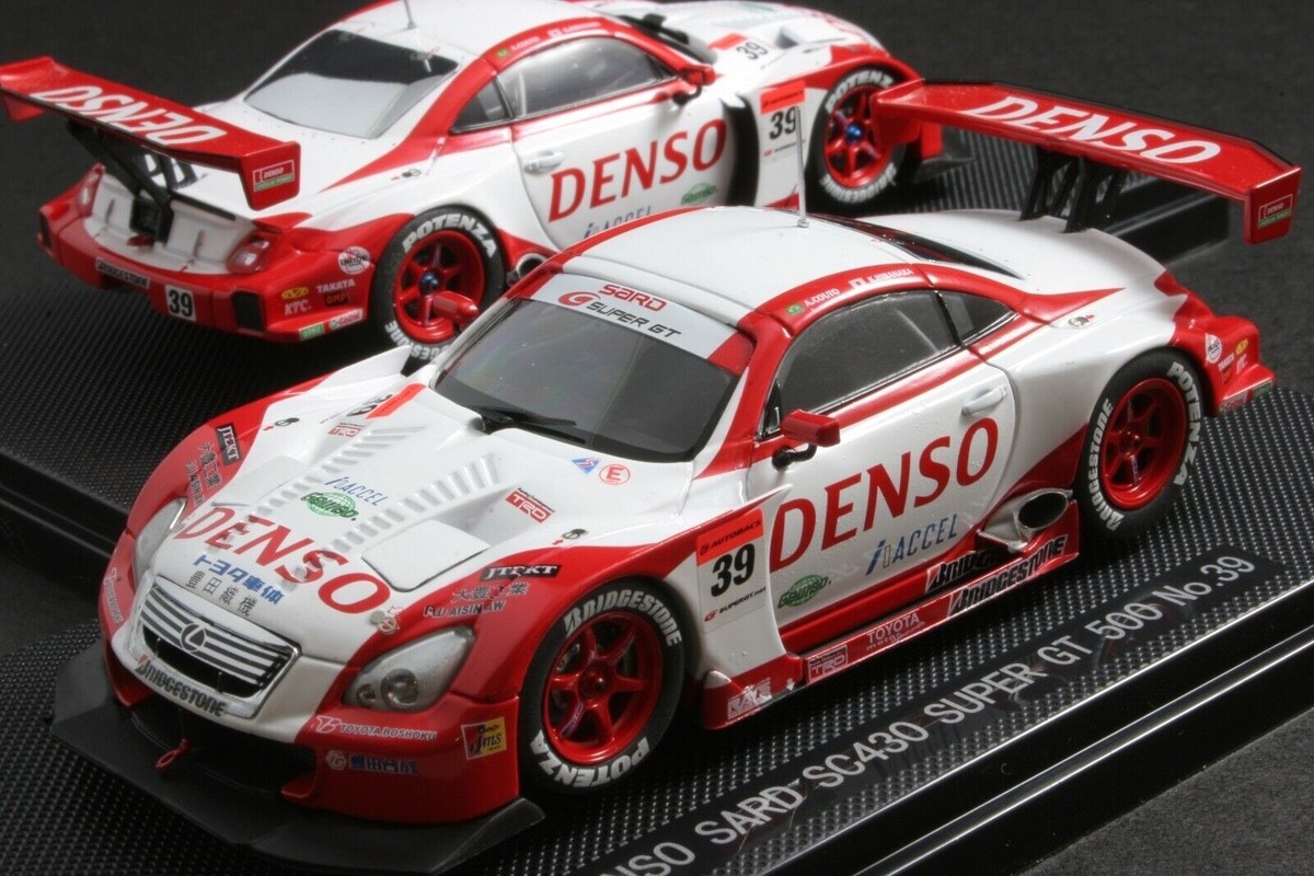 Ebbro 43905 1:43 Denso Sard Toyota Lexus SC430 2007 Super GT 500