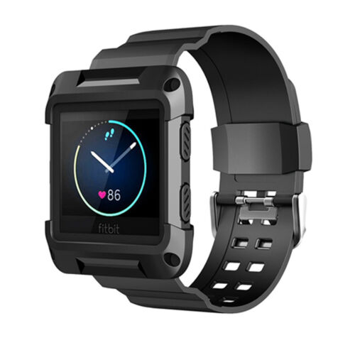 Cinturino per orologio da polso in silicone morbido con cornice integrata per Fitbit Blaze - Foto 2 di 16