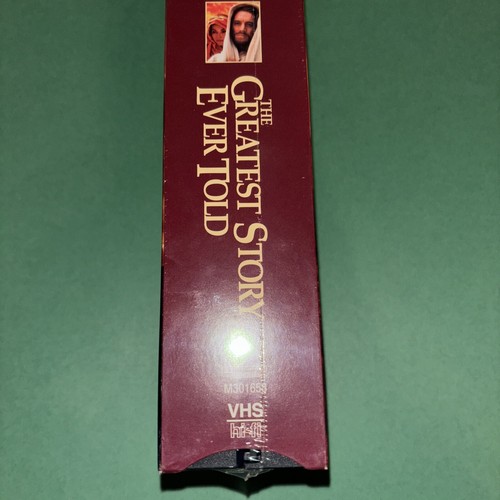 THE GREATEST STORY EVER TOLD Movie Religious VHS 2 Tape box set Sealed Religion - Picture 3 of 4