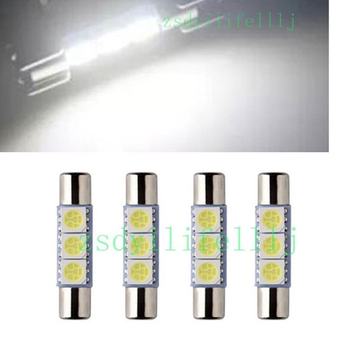 4x For Nissan Altima 2013-2022 Car Interior Sun Visor Cover Led Light White Lamp - Picture 2 of 3