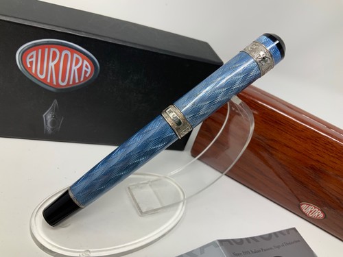 AURORA St. Petersburg Guilloché Flamé Limited Edition #128 Rollerball Pen (READ) - Picture 9 of 20