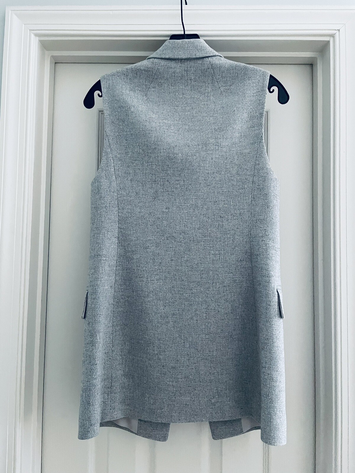 Club Monaco Wool Blend Blazer Vest Light Gray Size XS