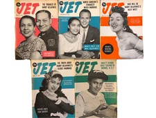 Harry Belafonte 1956, 1957, 1961 JET Magazine Lot of 5 Marriage, Adrienne