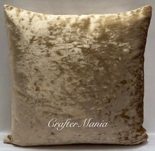 Soft Crushed Velvet Cushions Pad Insert Filled Pillowcase Bed Sofa Home Decors