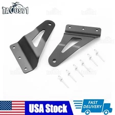 Roof Windshield 50" Curved LED Light Bar Mount For Jeep Grand Cherokee WJ 99-04