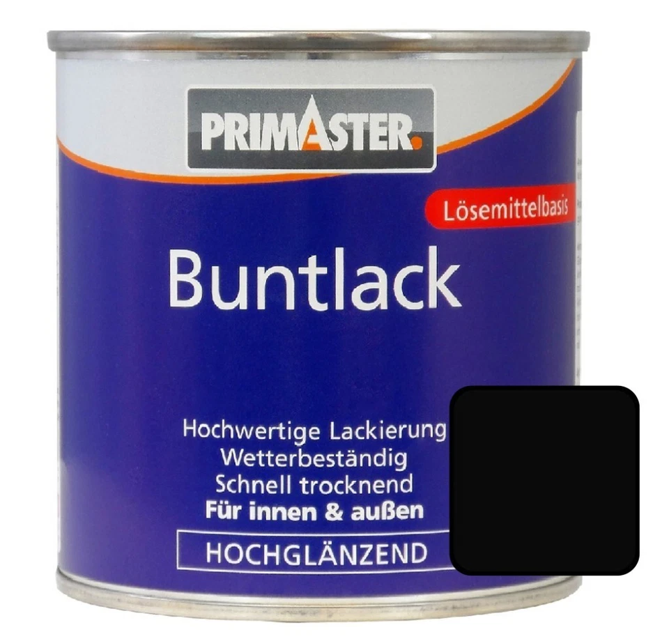€8,97L 2 L Wilckens Buntlack RAL 9005tiefschwarz hochglanz innen außen