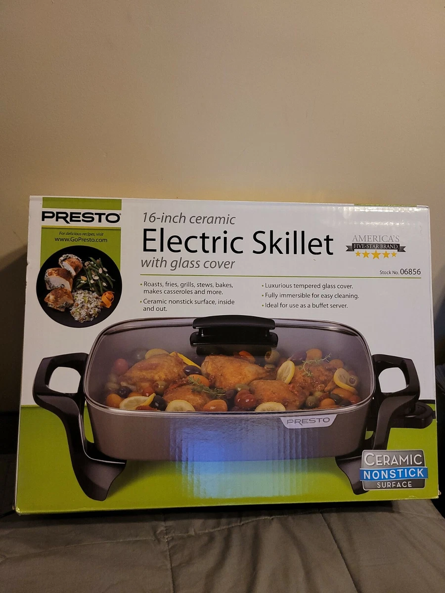 Presto 12 Electric Skillet with Glass Cover