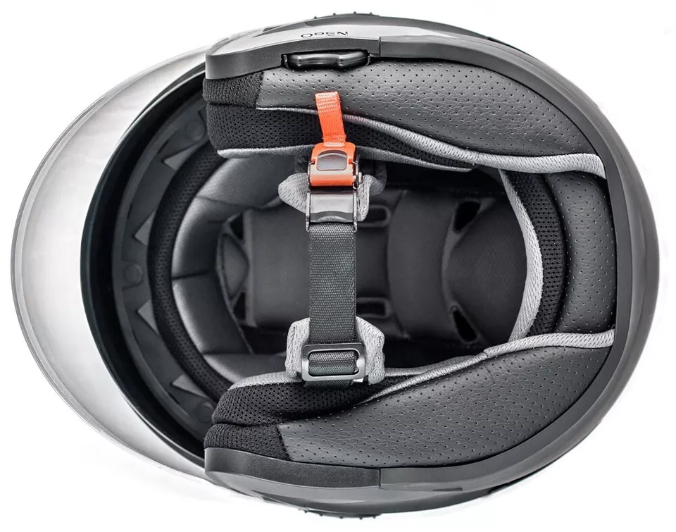 LA Street Jethelm Grau M Motorradhelm B Ware Anthrazit Silber ECE 2205 - Bild 4 von 4