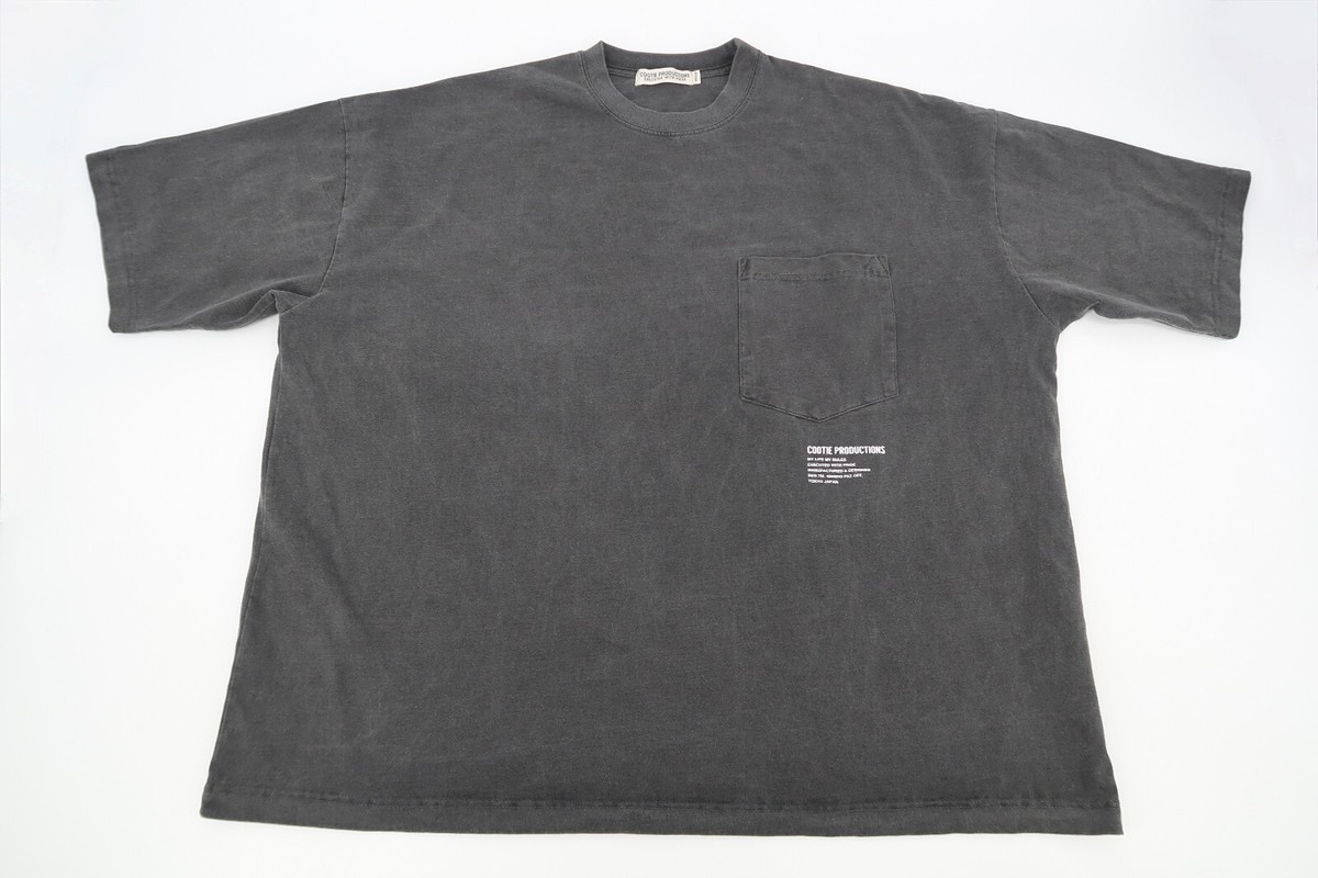 Cootie Productions Medium Boxy Oversized Pocket T Shirt Logo Short Sleeve Japan