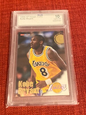 Kobe Bryant 1996 hoops rookie card #281 egs 10 gem mint | eBay
