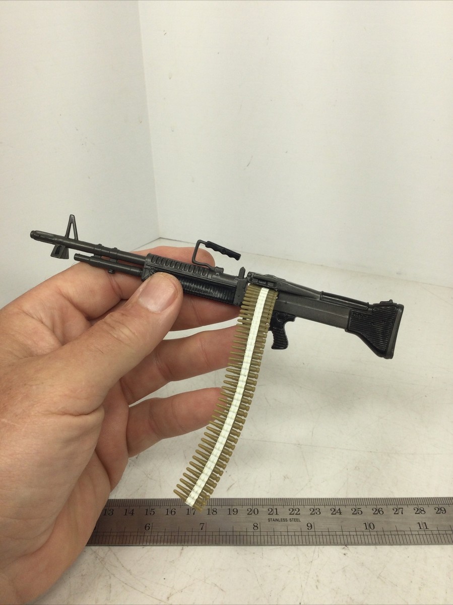1/6 US M-60 MACHINE GUN + AMMO LINK BELT DRAGON BBI DID 21ST