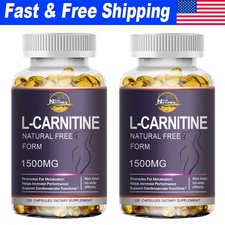 ACETYL L-CARNITINE 240Capsules Nervous System Health Antioxidant Support 1500mg
