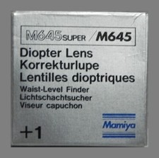 MAMIYA Waist Level Finder Diopter Lens 1.0 for M645 Super / Professional NEW