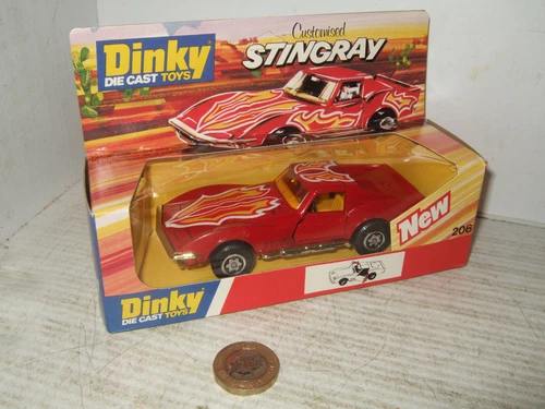 Vintage Dinky 206 Customised Stingray Diecast model in original Dinky Box