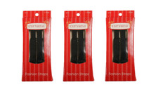 PACK OF 3 6 straps Fashion Shoulder BLACK Straps Elastic Bra Strap USA SELLER
