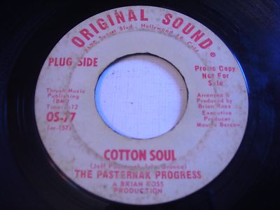 PROMO The Pasternak Progress Cotton Soul / Flower Eyes 1967 45rpm 