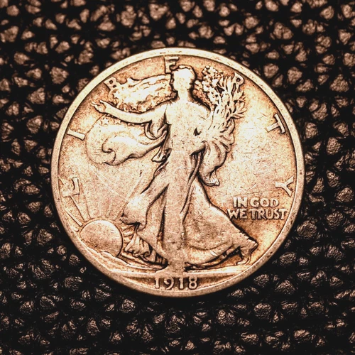 (ITM-6993) 1918-D Walking Liberty Half ~ Very Good VG Cndtn ~ COMBINED SHIPPING!