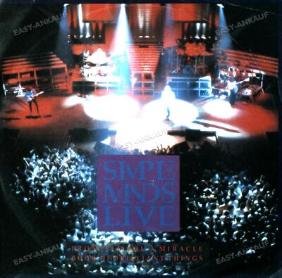 Simple Minds - Promised You A Miracle / Book Of Brilliant Things 7in 1987 .