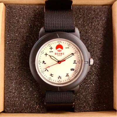 Japan Fuji BEAMS original 3 Needle Field Watch Traditional