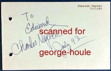 CHARLES NAPIER - SIGNED - RAMBO - AUSTIN POWERS - SILENCE OF THE LAMBS