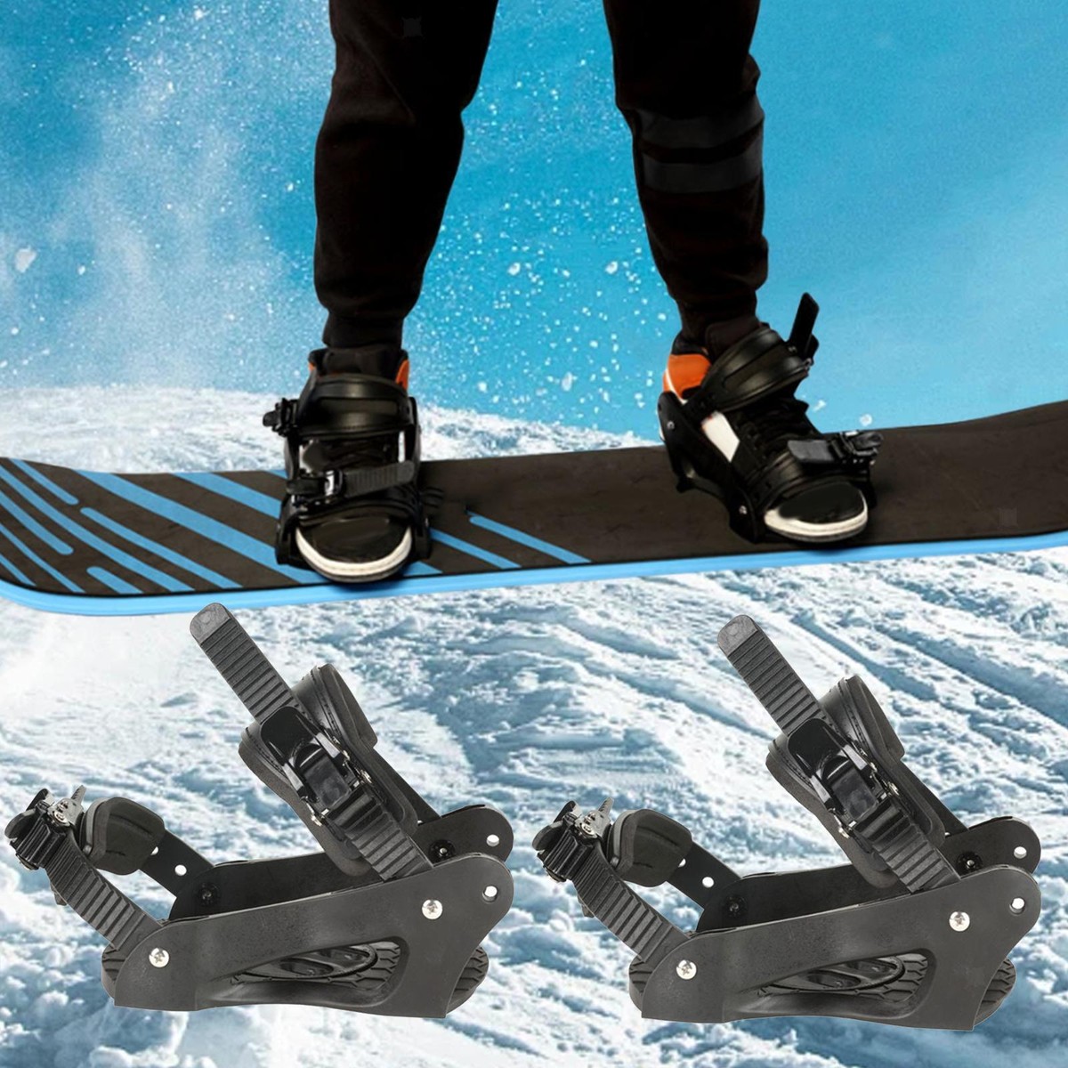 Snowboard Bindings Quick Release Skating Sports Adults