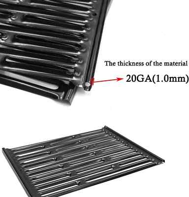 2Pack 15  Cooking Grates for Weber Spirit 200 Series Spirit 500 Genesis Silver A
