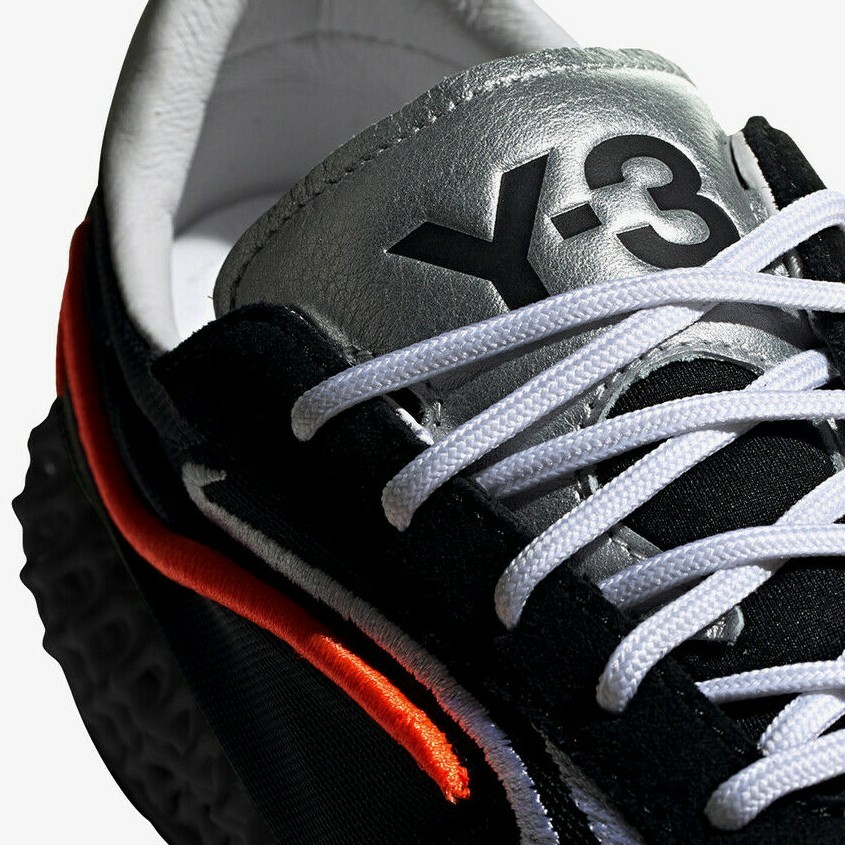 adidas Y-3 Runner 4D Mens Size 12 Black Solar Orange Silver FU9208 Germany ADIDAS Y-3 RUNNER 4D  main image 3