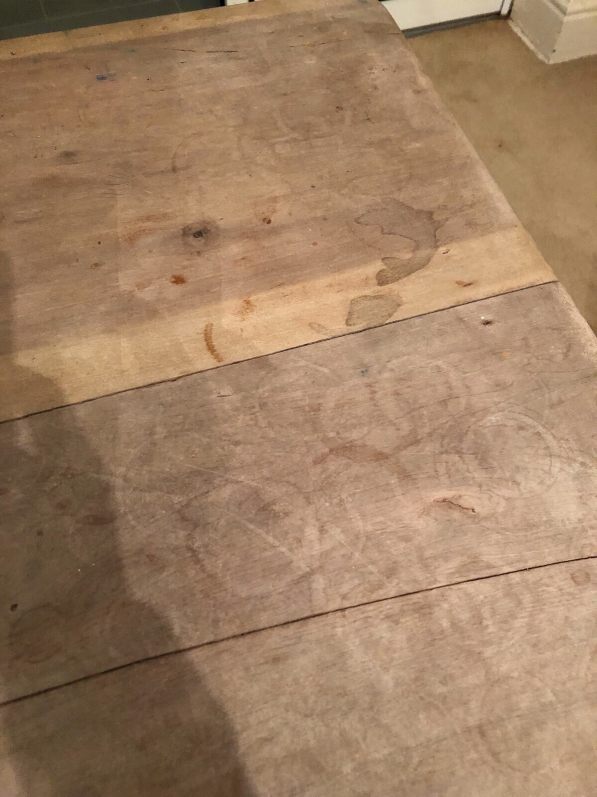 Vintage wooden kitchen table eBay