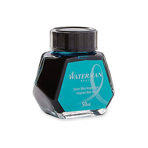 Waterman inchiostro in flacone (50 ml), blu ispirato (r0m)