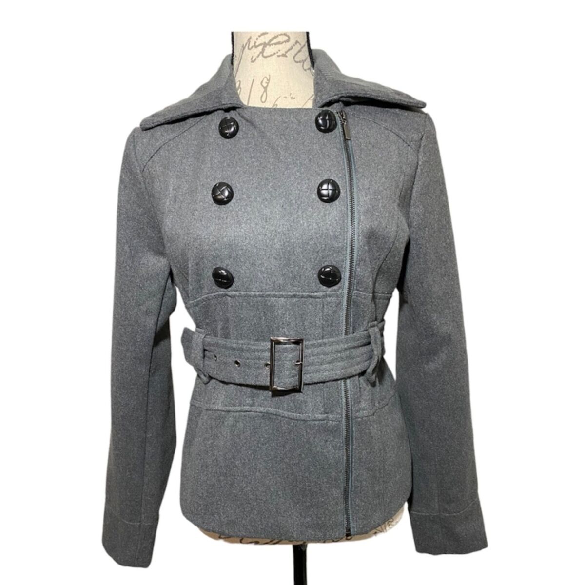 Yoki New York Outerwear Collection Peacoat Jacket Double Yoki New York Outerwear Collection Peacoat Jacket Double