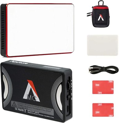 Aputure AL-MC LED 3200K-6500K RGBWW light HSI/CCT/FX Video Multi Color Mini LED