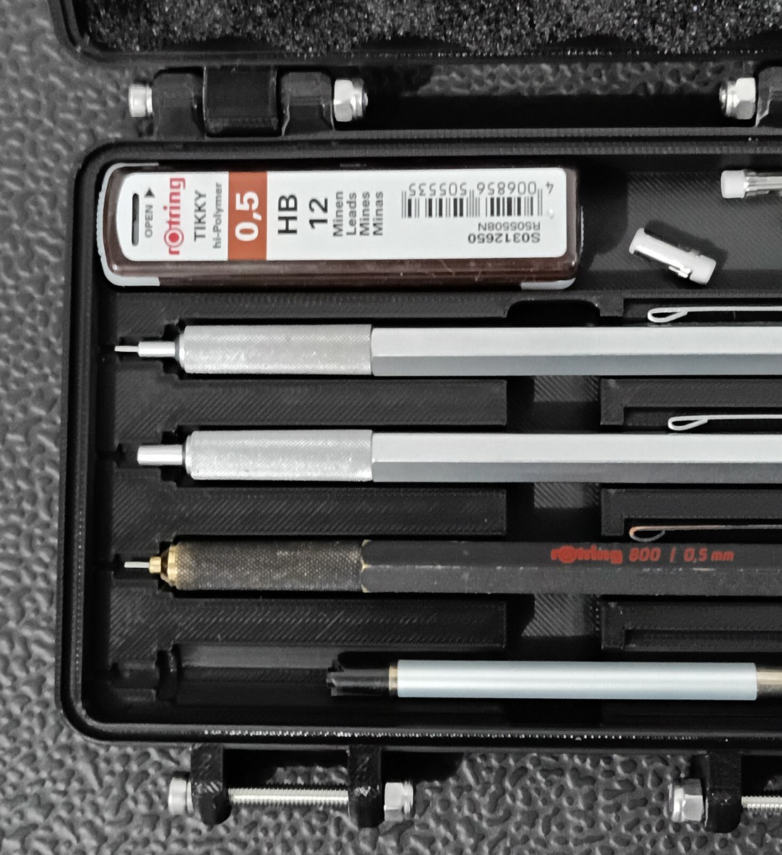 Rotring 600 2mm Clutch Mechanical Pencil - Silver Metal Body - 2.0mm Rotring 600 2mm Clutch Mechanical Pencil - Silver Metal Body - 2.0mm