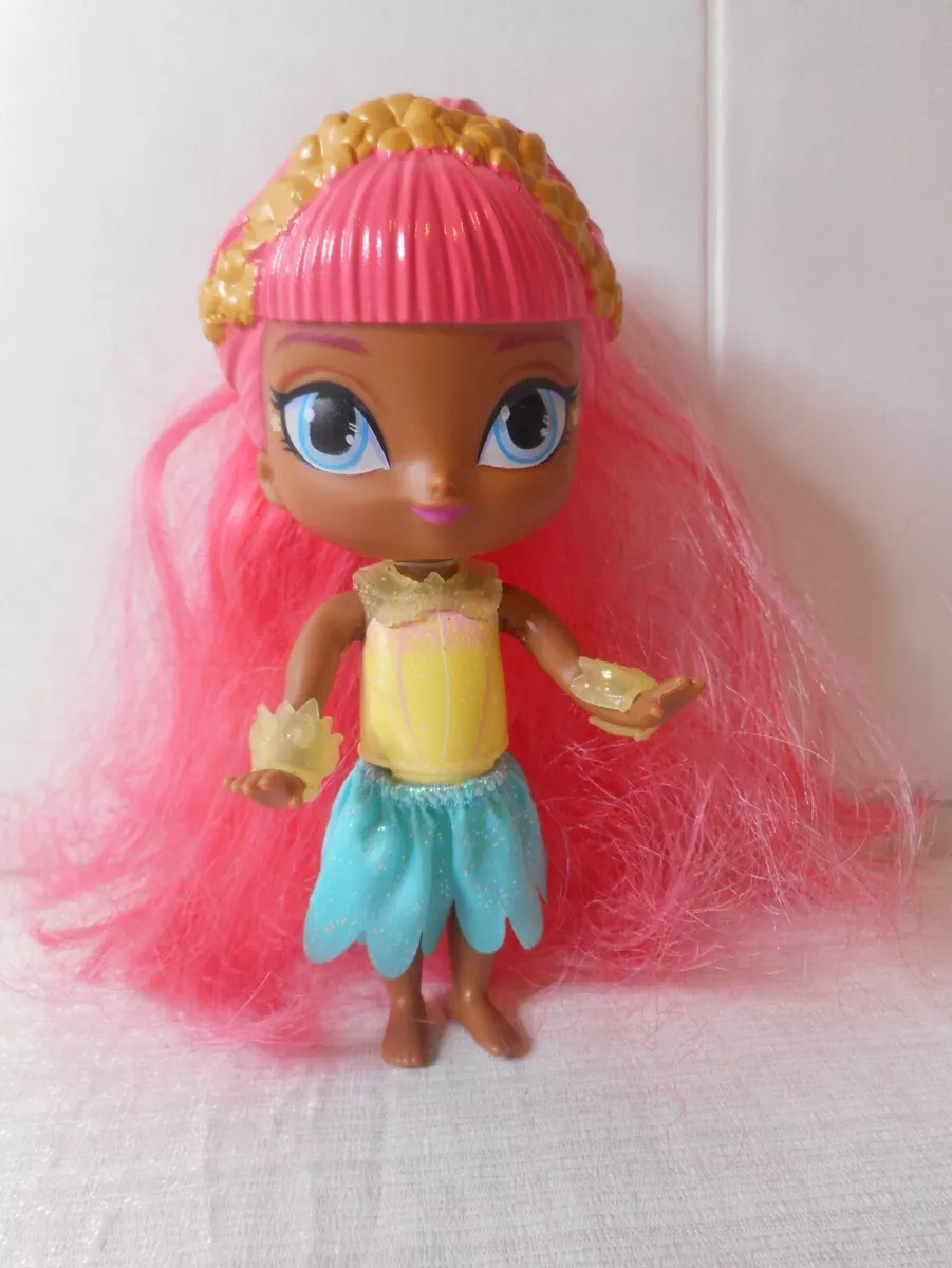 Mattel 2015 Minu Shimmer Shine Genie Doll Pink Hair 5.75