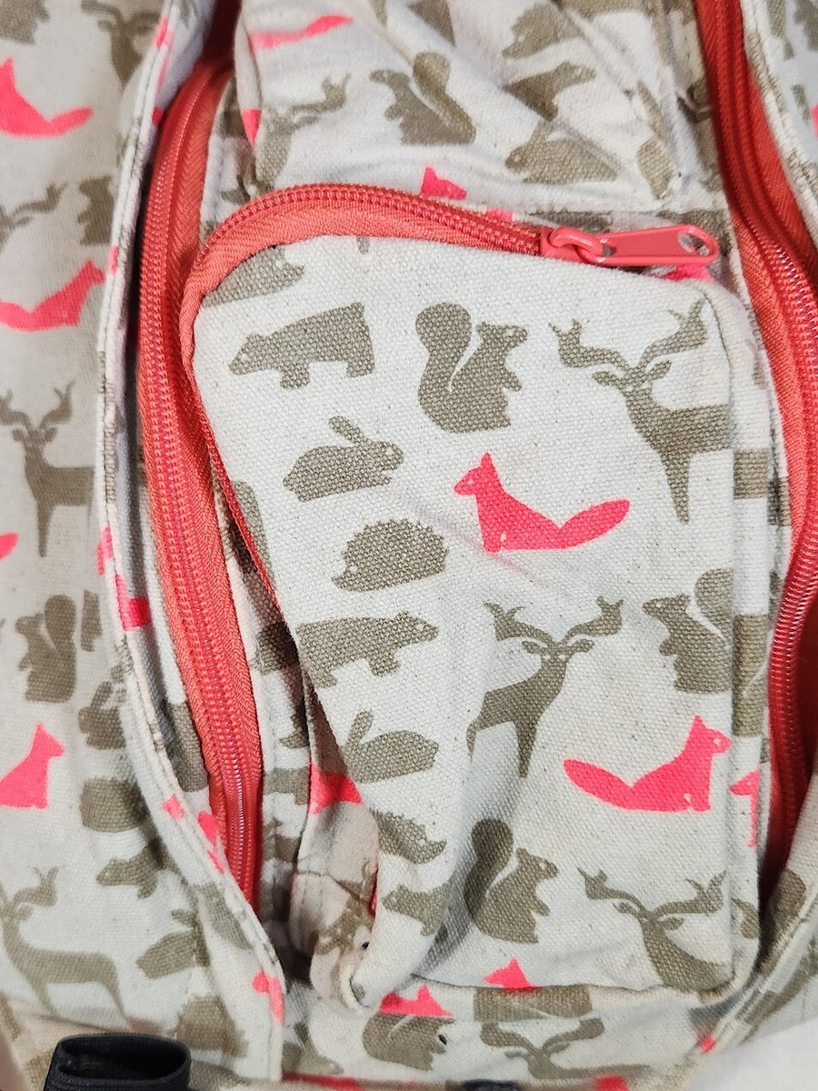 KAVU Rope Bag Forest Animals Sling Crossbody Wildlife Pack 