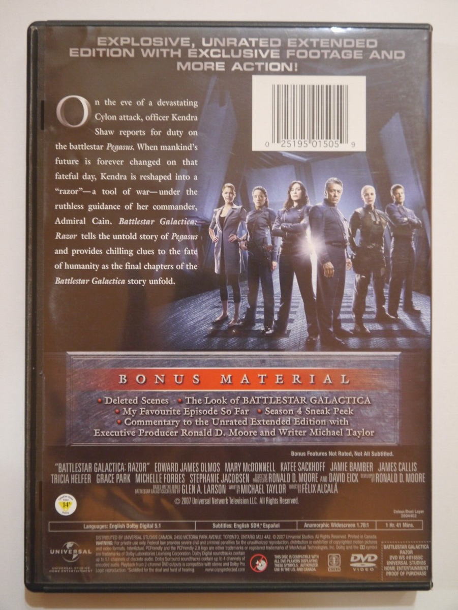 Battlestar Galactica DVDコレクターズボックス+RAZOR Battlestar Galactica : Razor: Amazon.co.uk: Sackhoff Katee