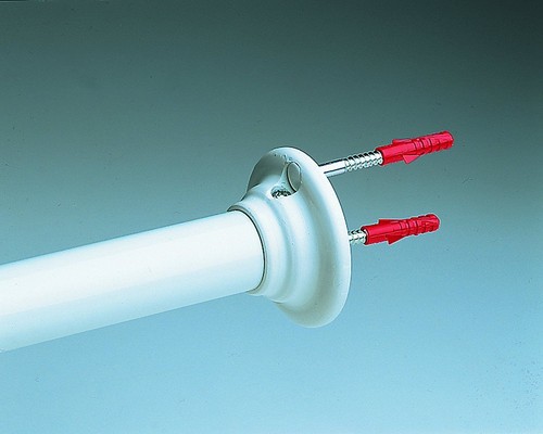 Universal Decor White Shower Curtain Rod Aluminum Finished In 3 Variants - Picture 3 of 4