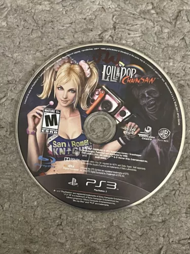 Lollipop Chainsaw (Sony PlayStation 3 PS3, 2012) Disc Only