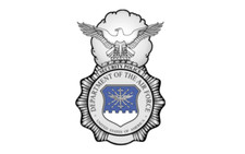 3" us military air force security police badge bumper sticker decal usa made