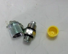 Parker EMA3. 9/16UNFCF, Diagnostic Fitting Steel, Test Point Diagnostic Coupling