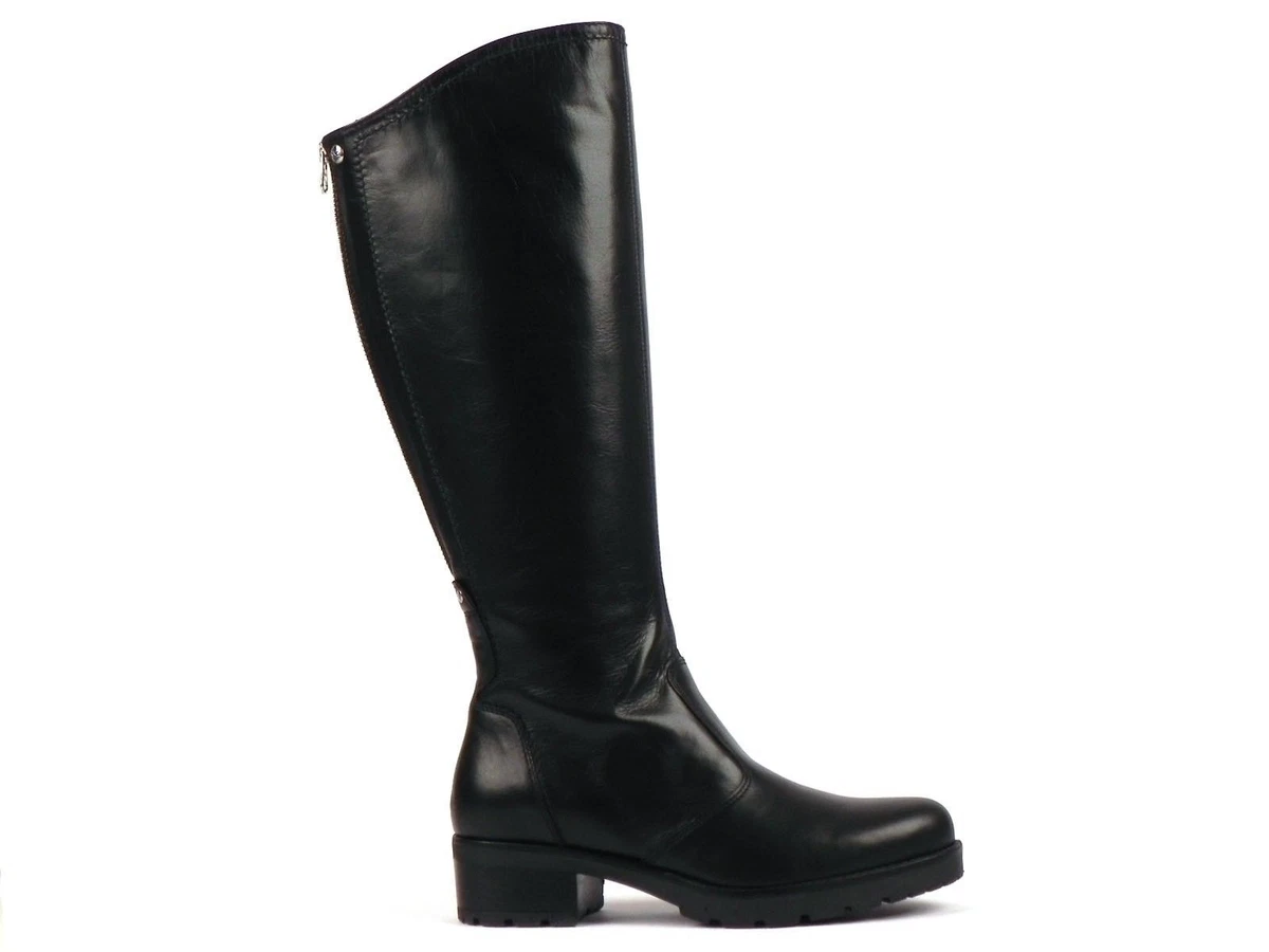 NERO GIARDINI INVERNO A513944D 100 STIVALI NERO Vera PELLE nr 37