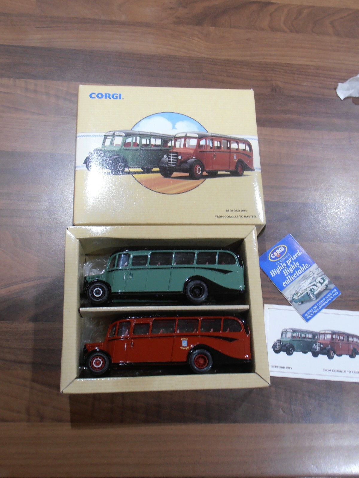 CORGI BEDFORD OB'S FROM CORKILLS TO KASTEEL 97078 MIB