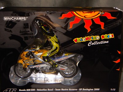 Minichamps Motorcycle 1/12 V Rossi Nastro Azzurro Honda NSR500 GP 