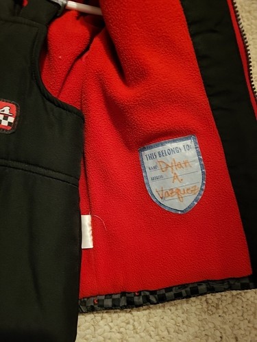 Boys Disney Store Car Lighting McQueen Puffer Jacket & Coverall Pants Size T4 🔥 - Picture 5 of 6